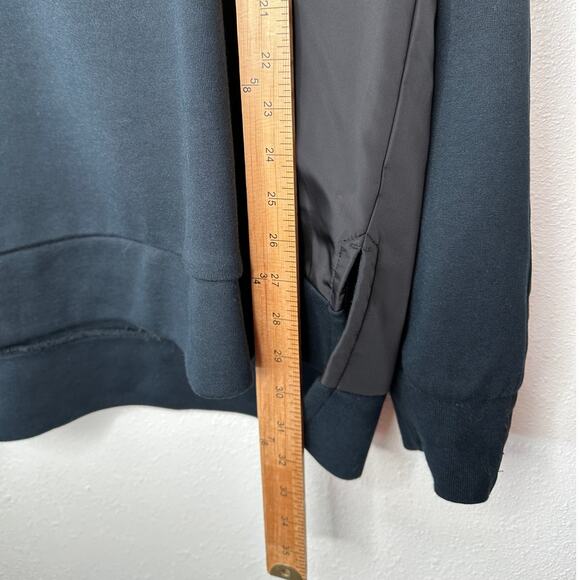 Puma Mens Black & Vinyl 3/4 Zip Pullover Thin Hooded Sweatshirt XL - Picture 15 of 15